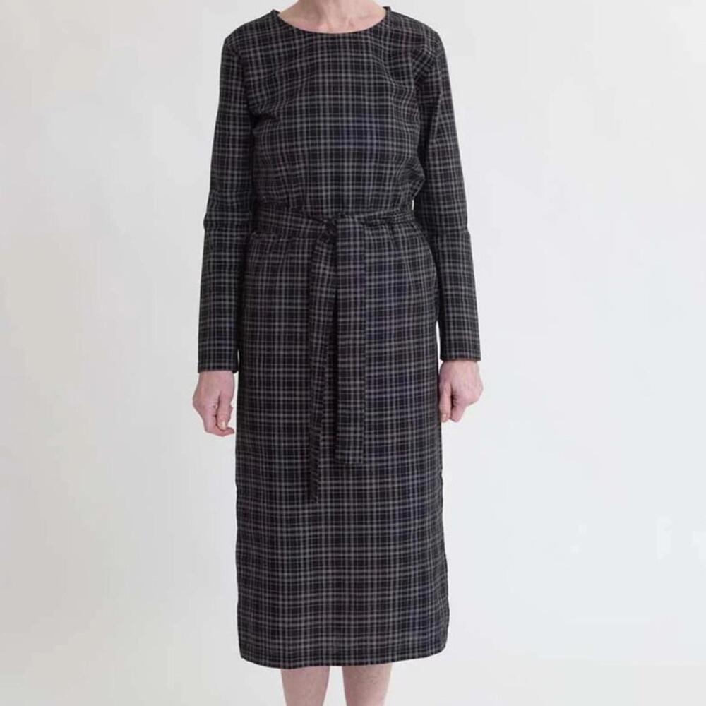Beaumont organic plaid dress